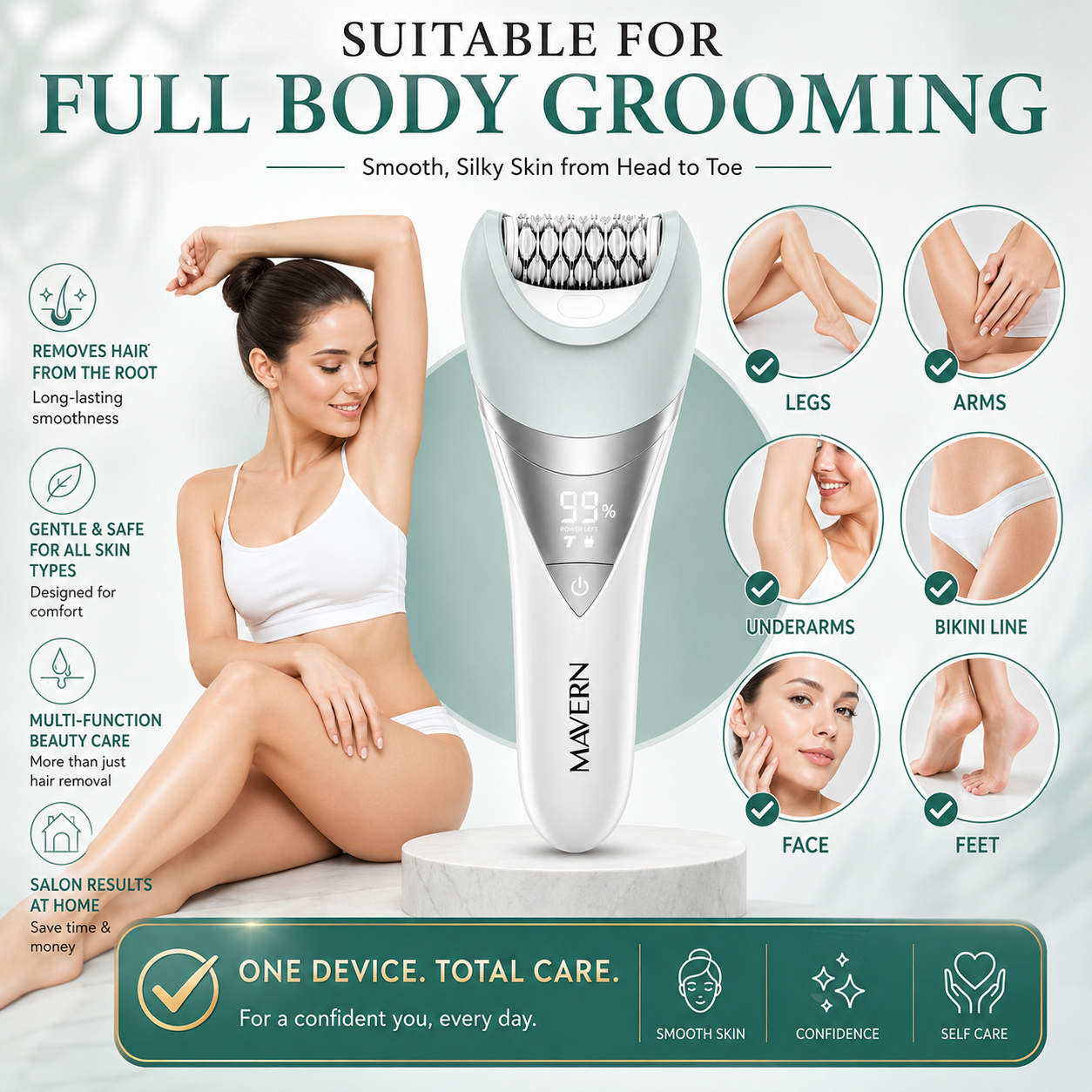 Veloura 7 In 1 Epilator